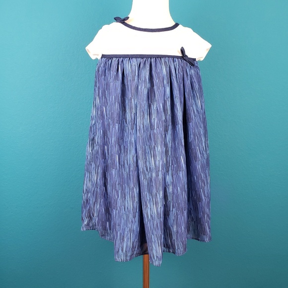 🆕️🎈😊 LITTLE ANGELS by US Angels Indigo Blue Dress // (CHILD) // (NWT) - Picture 1 of 7